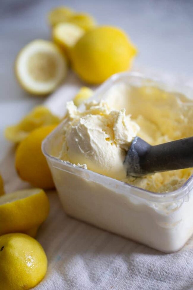 Lemon Ice Cream
