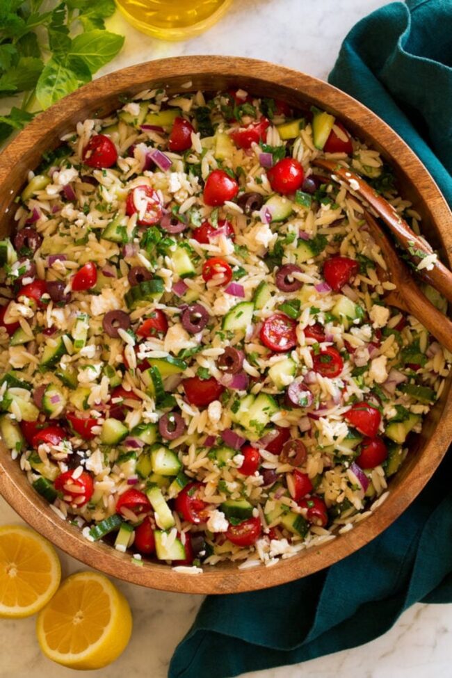 Greek Orzo Salad