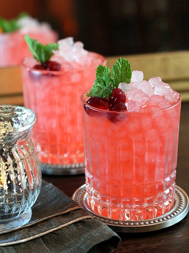 Cranberry Gin Fizz