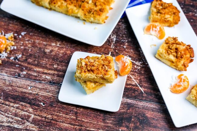 Orange Coconut Bars