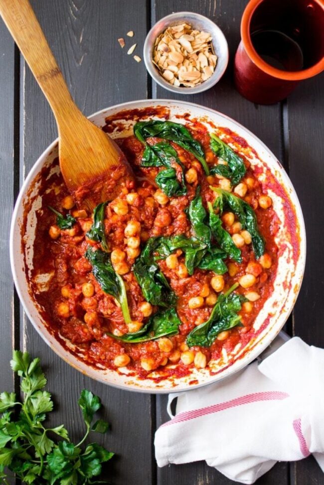 Chickpea Spinach Stew