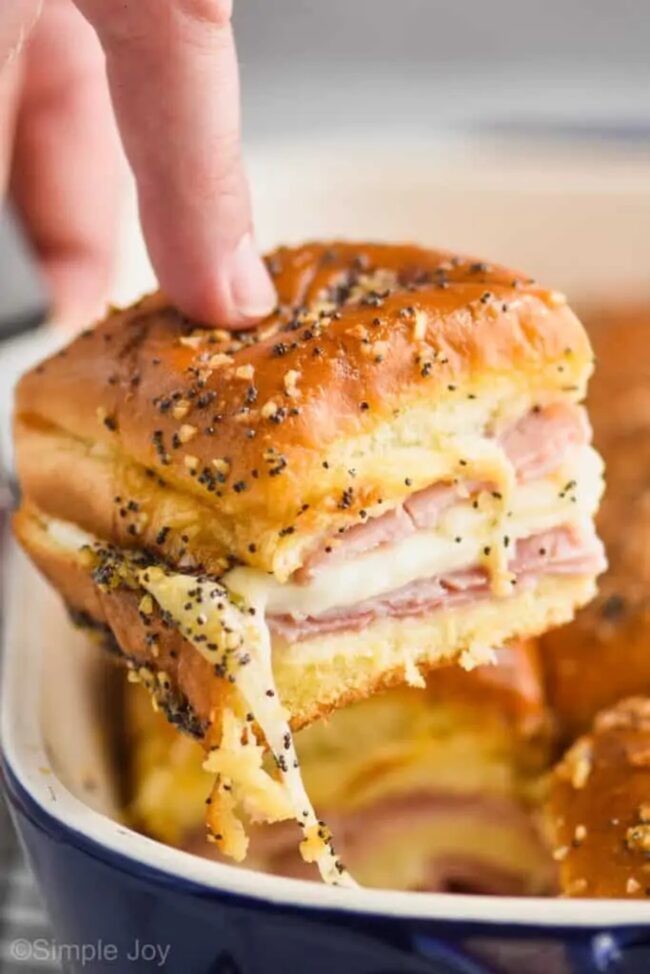 Ham and Swiss Sliders