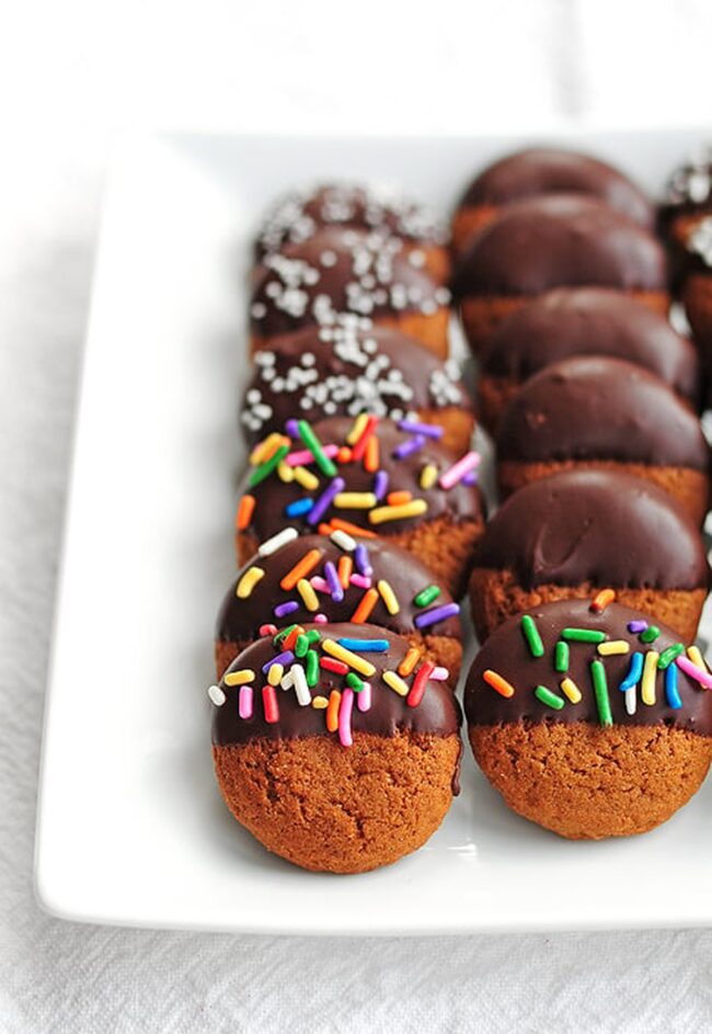 Chocolate-Dipped Gingersnaps