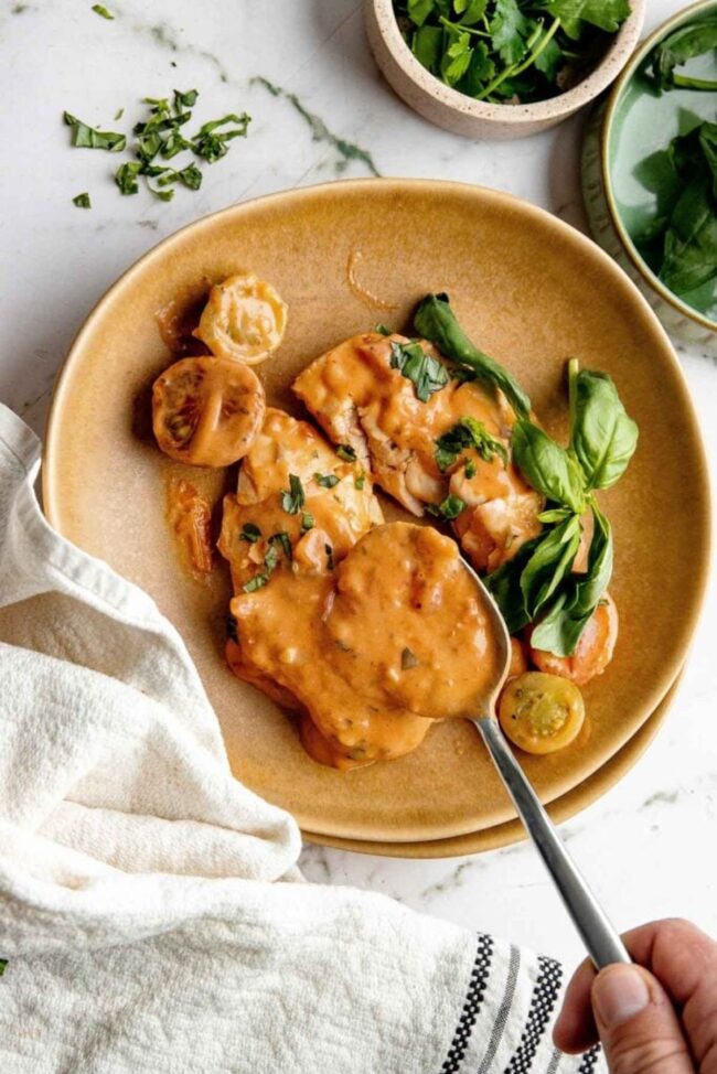 Creamy Tomato Basil Chicken