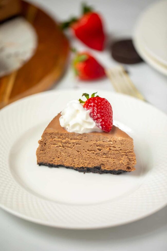 Instant Pot Mocha Cheesecake
