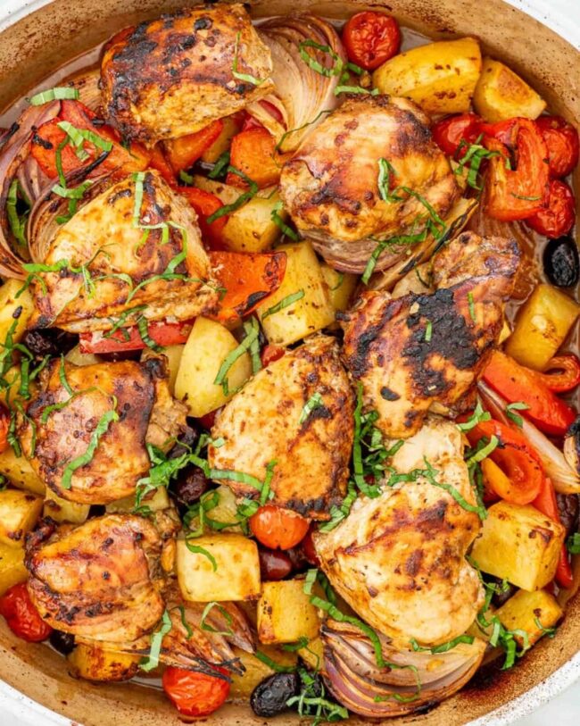 Chicken Breast with Roasted Vegetables