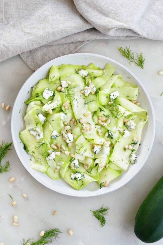 Zucchini Ribbon Salad