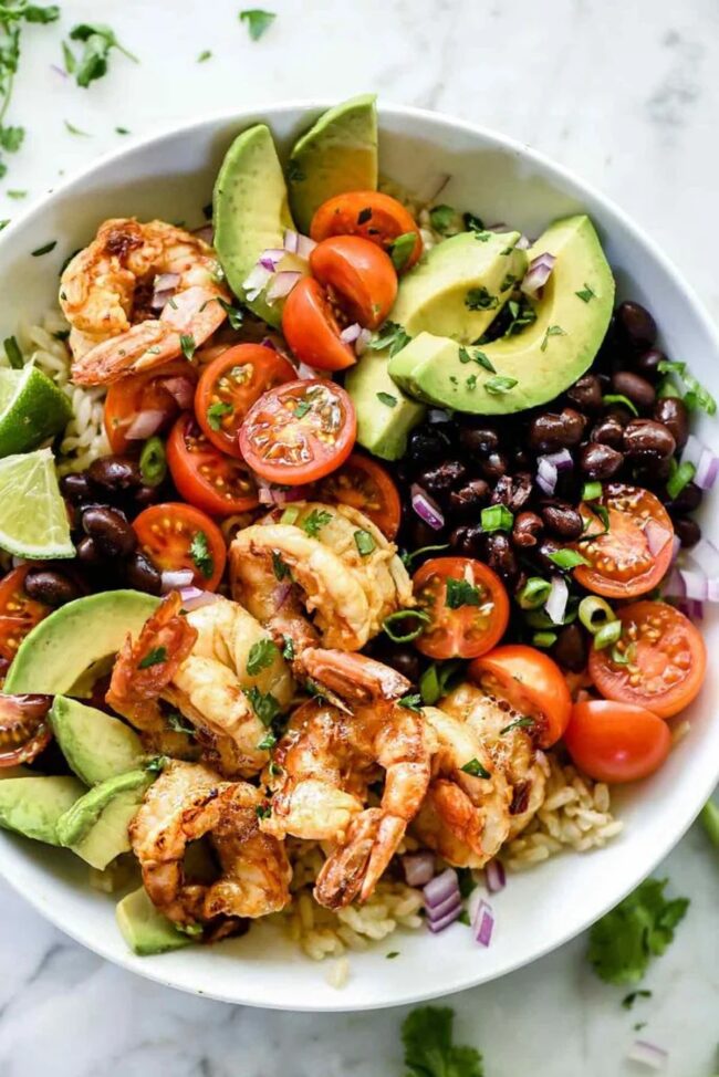 Chipotle Lime Shrimp Bowl