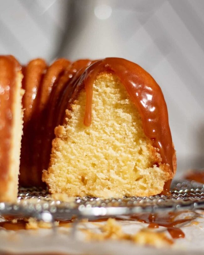 Salted Caramel Bundt Cake