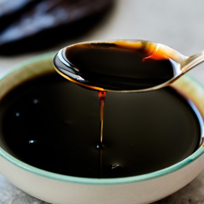 Soy Sauce, Lemon Juice, And Molasses
