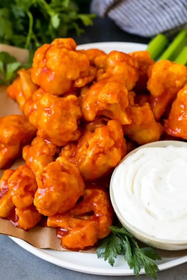Cauliflower Buffalo Bites