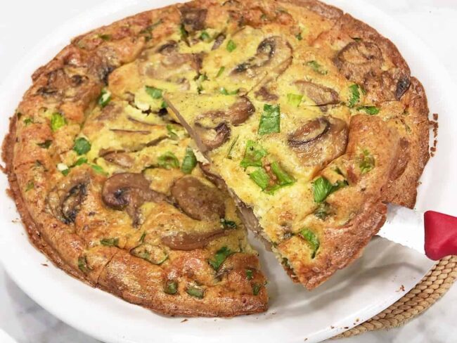Baby Bella Mushroom Frittata