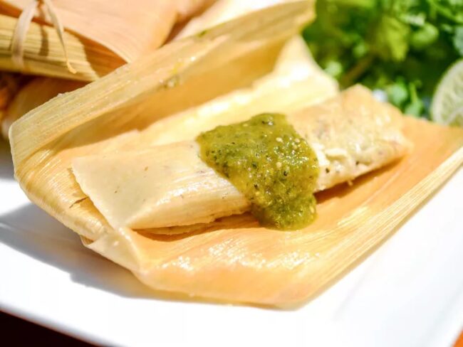 Pork and Green Chile Tamales