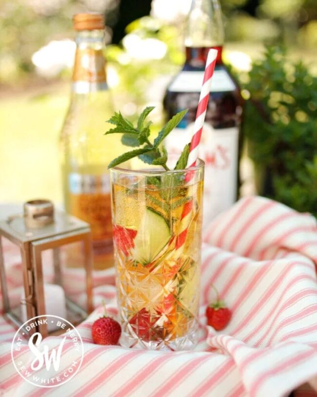 Ginger Ale Pimms Quickie