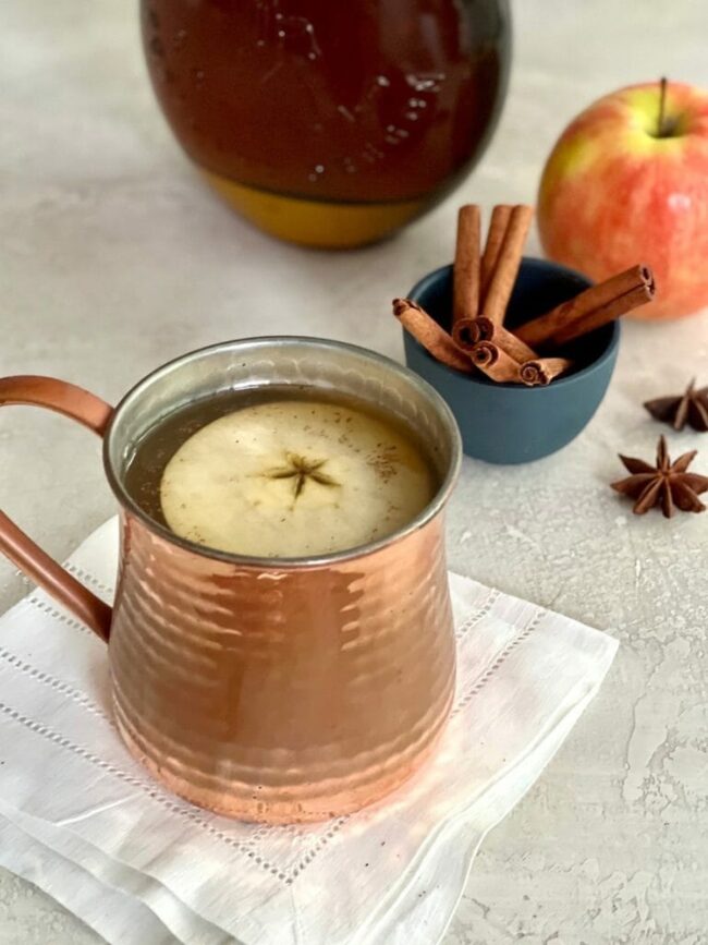 Winter Spiced Bourbon Cider
