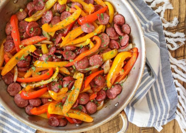 Smoked Sausage and Peppers