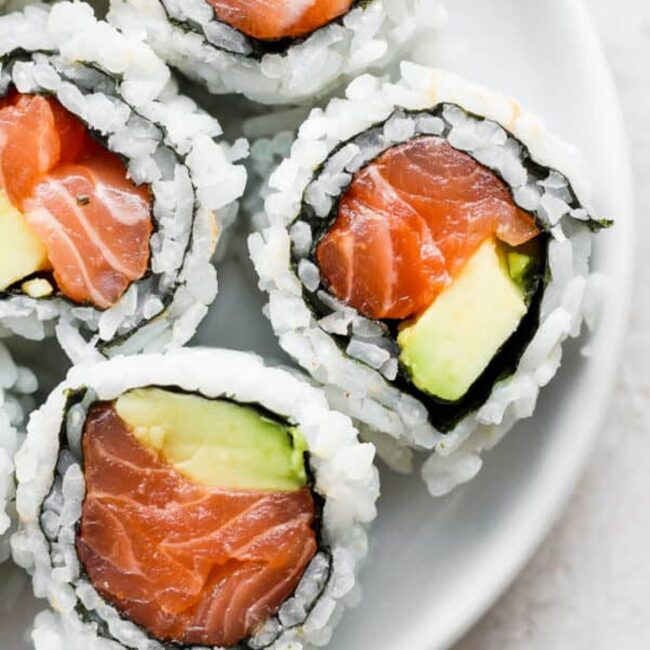 Salmon Sushi Rolls