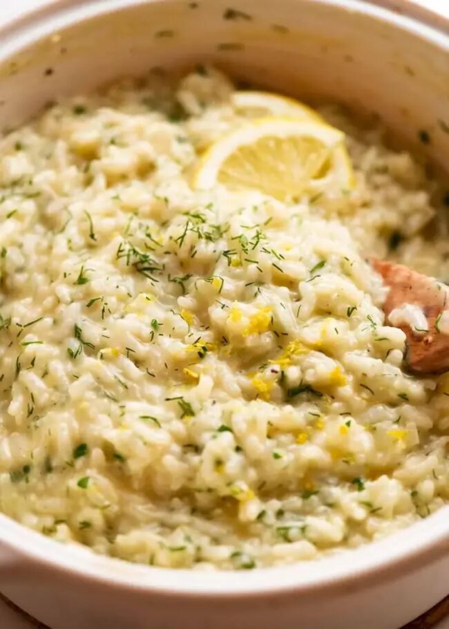 Oven Baked Risotto Casserole