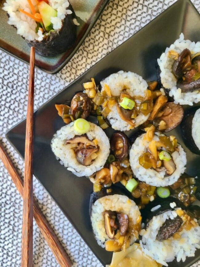 Shiitake Mushroom Sushi