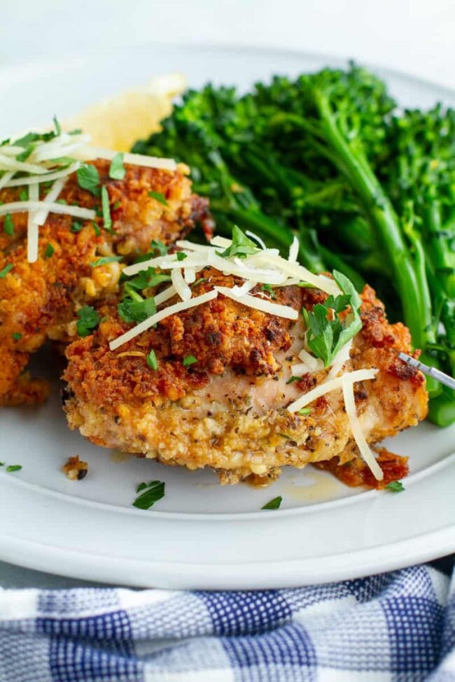 Parmesan Crusted Chicken Thighs