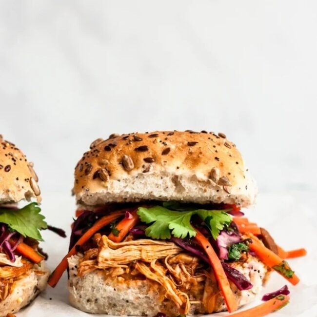 Pulled Chicken Sandwiches