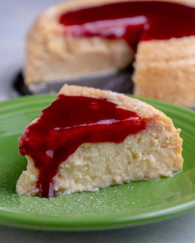 Instant Pot Italian Ricotta Cheesecake