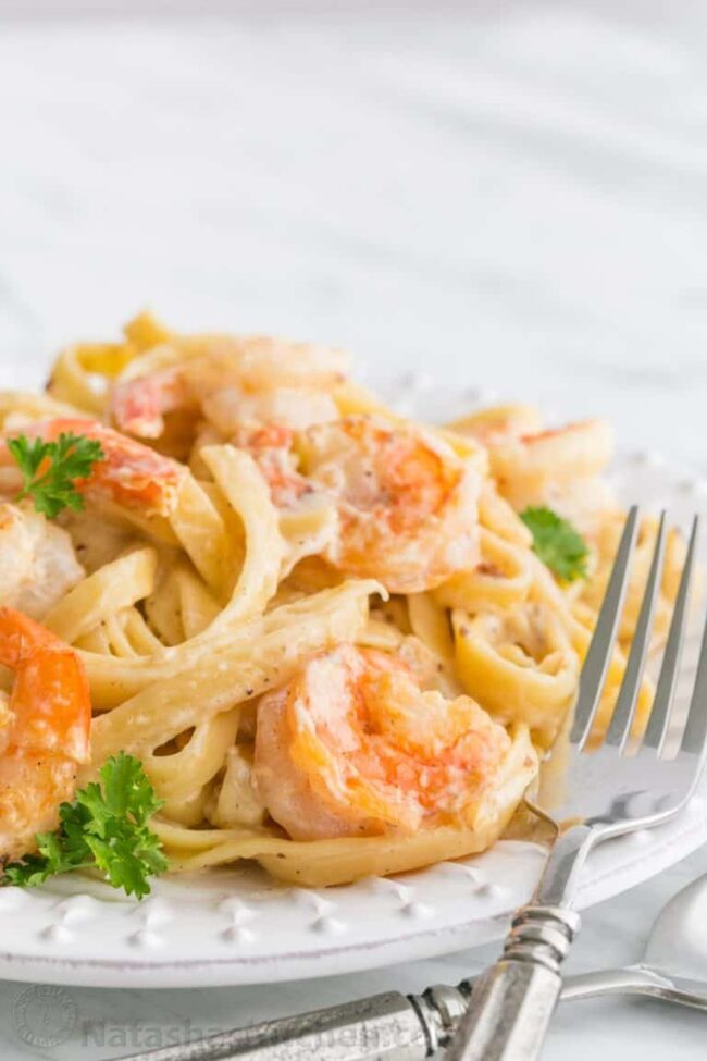 Creamy Shrimp Alfredo