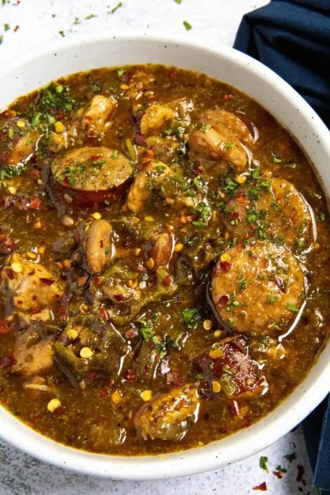 Cajun Chicken and Sausage Gumbo