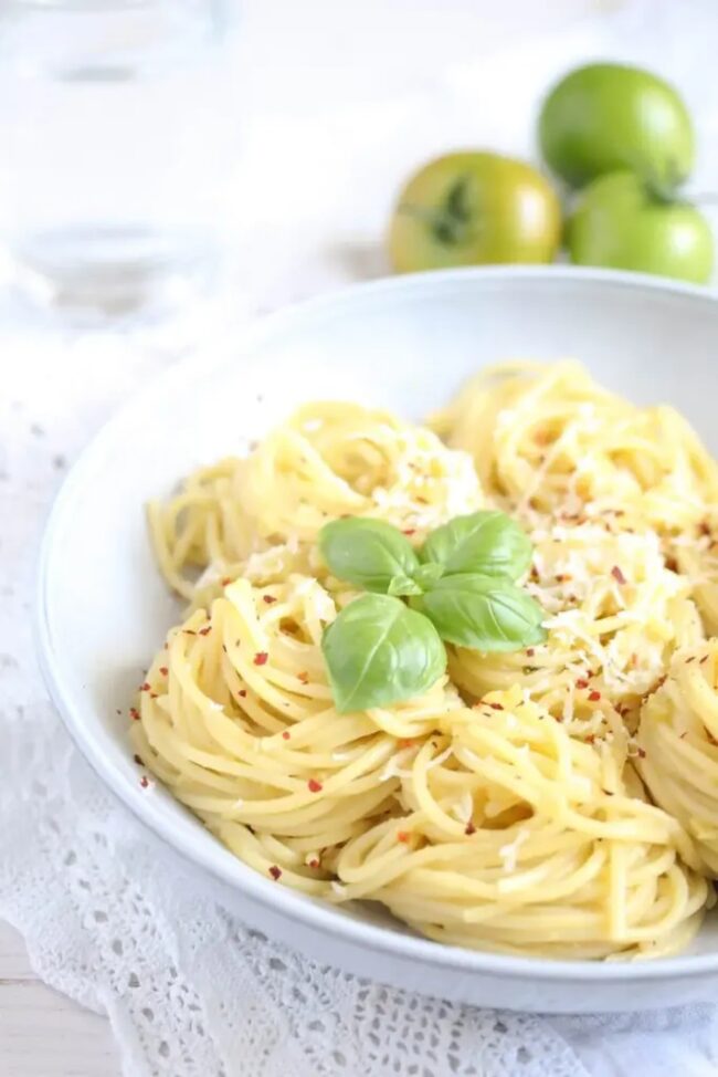 Green Tomato Pasta Sauce