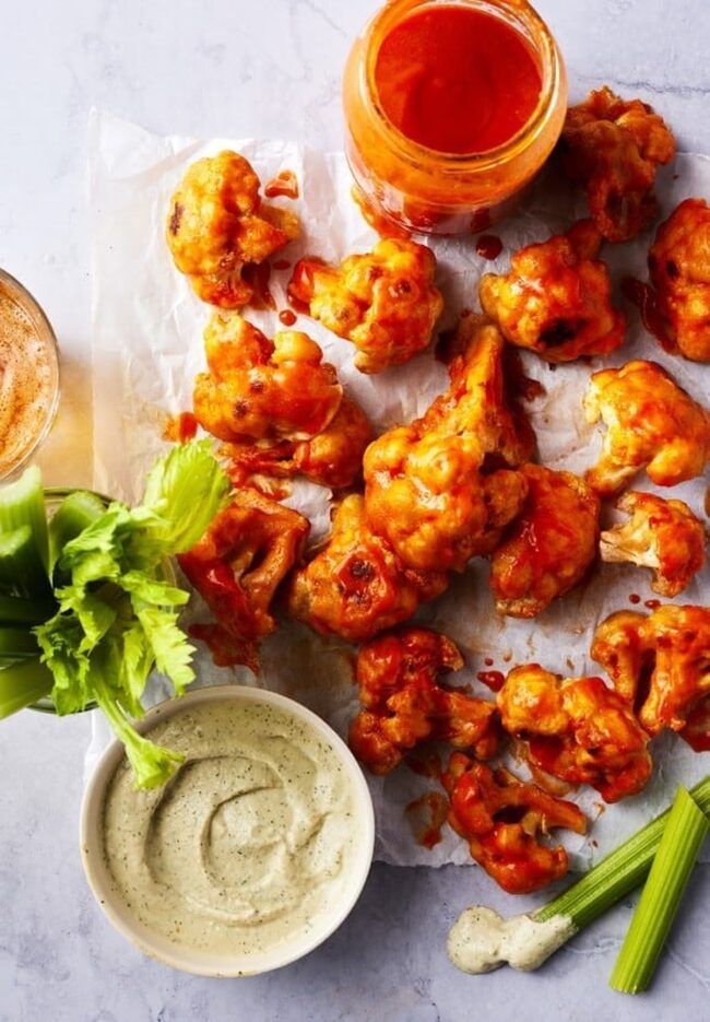 Buffalo Cauliflower Bites