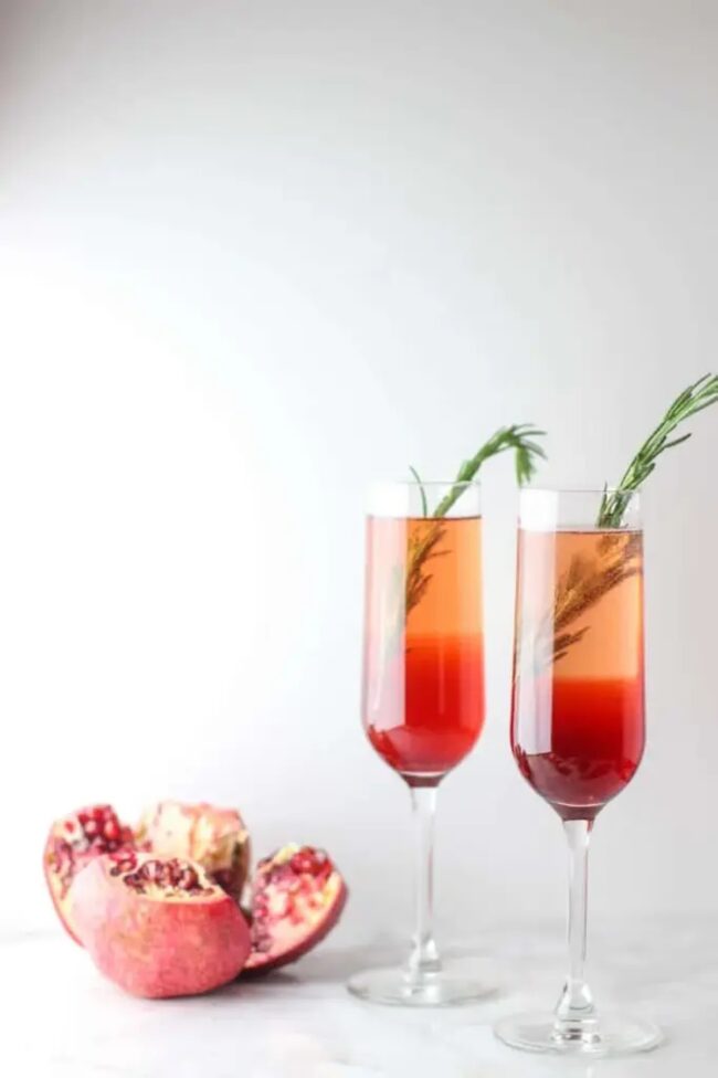 Pomegranate Rosemary Spritzer