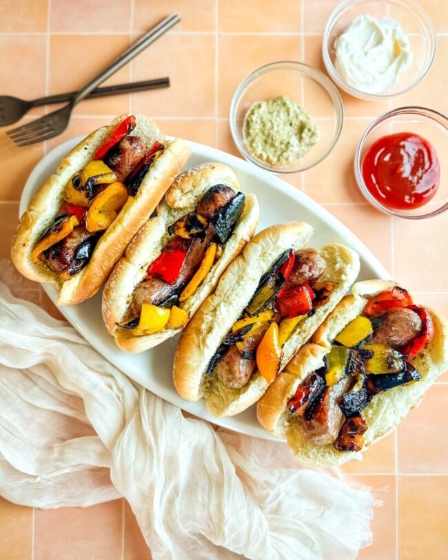 Grilled Polish Sausage