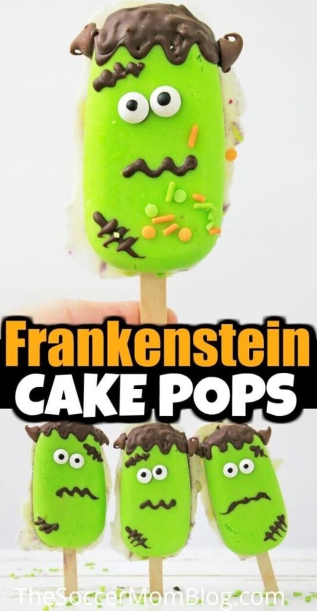 Frankenstein Cake Pops