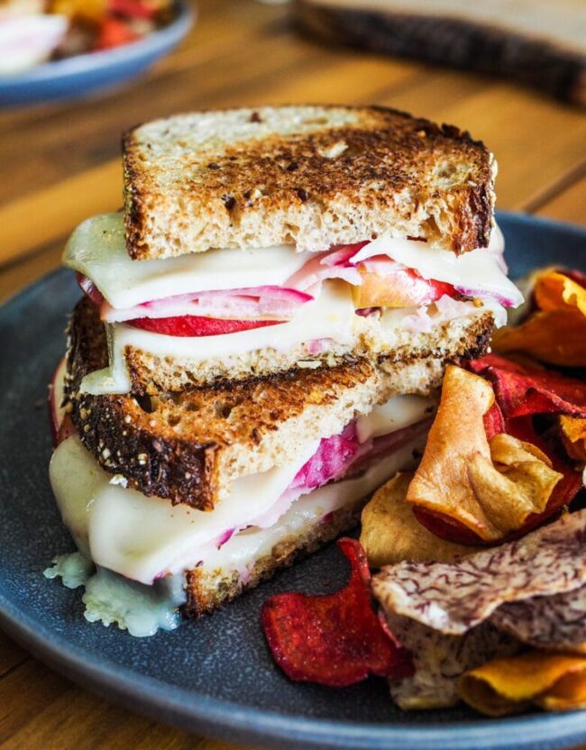 Ham and Apple Grilled Cheese