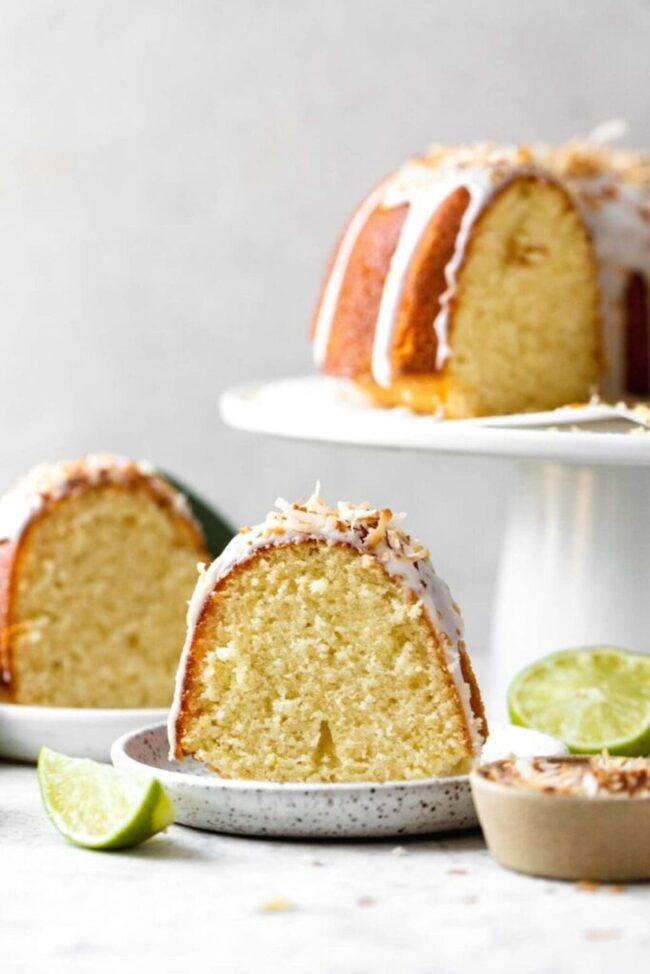 Coconut Lime Bundt Cake