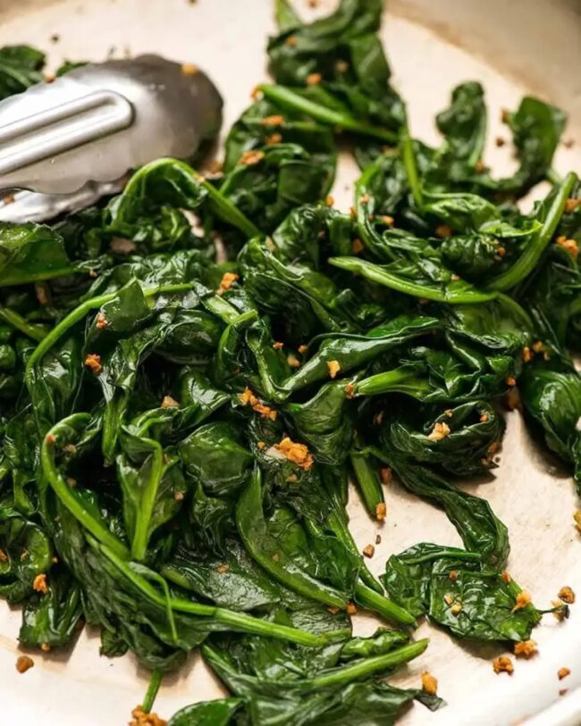 Sauteed Spinach with Garlic