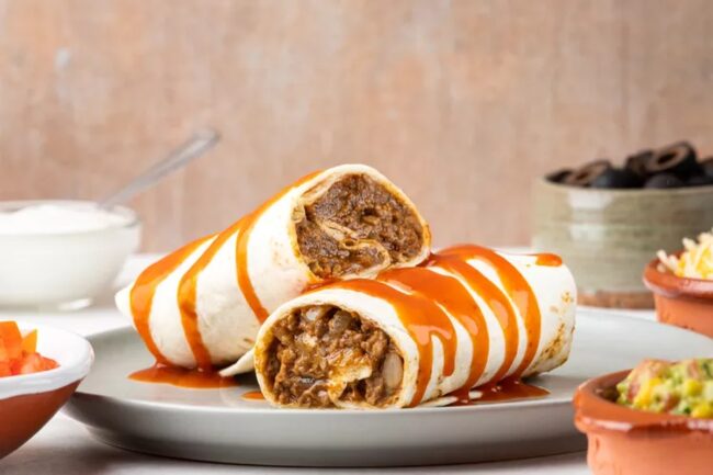 Beef and Bean Burritos