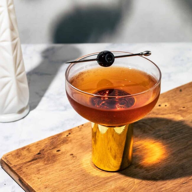Mezcal Manhattan