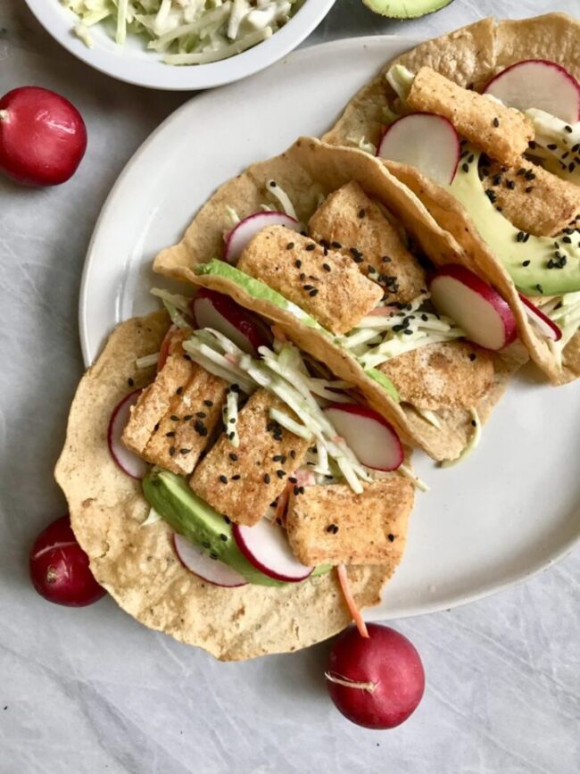Hearts of Palm Tacos