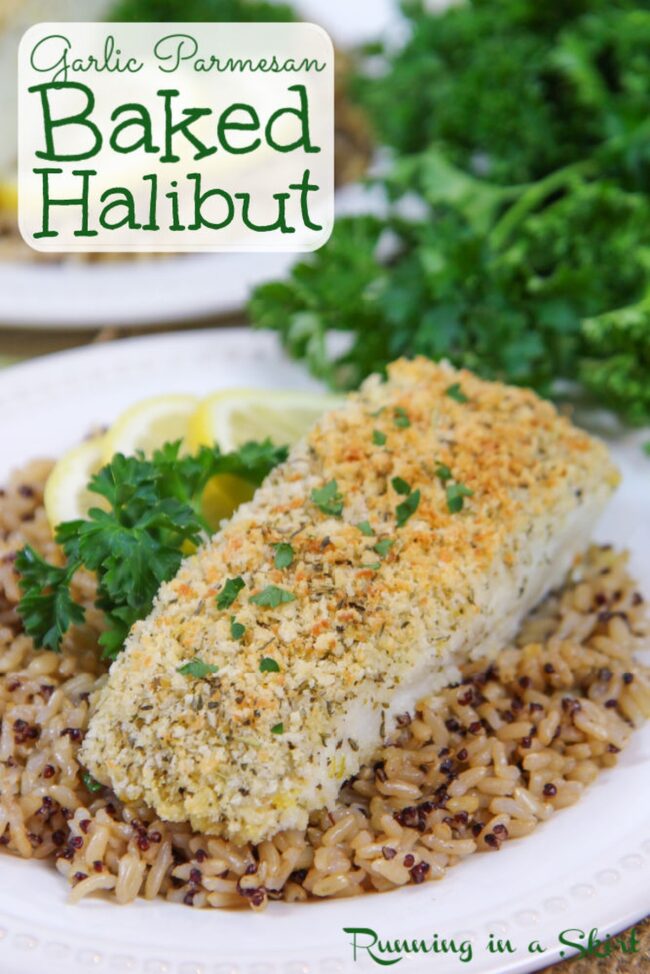 Parmesan-Crusted Halibut