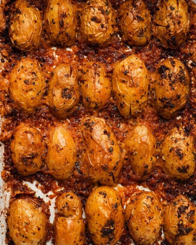 Crispy Parmesan Potatoes