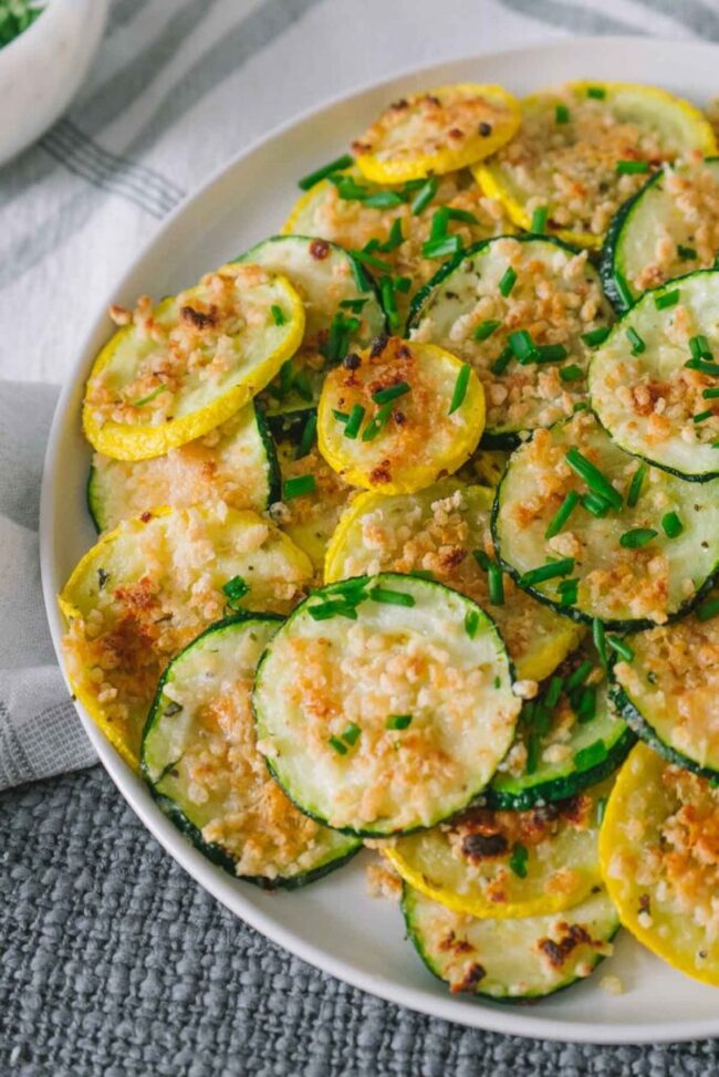 Parmesan Crusted Yellow Squash