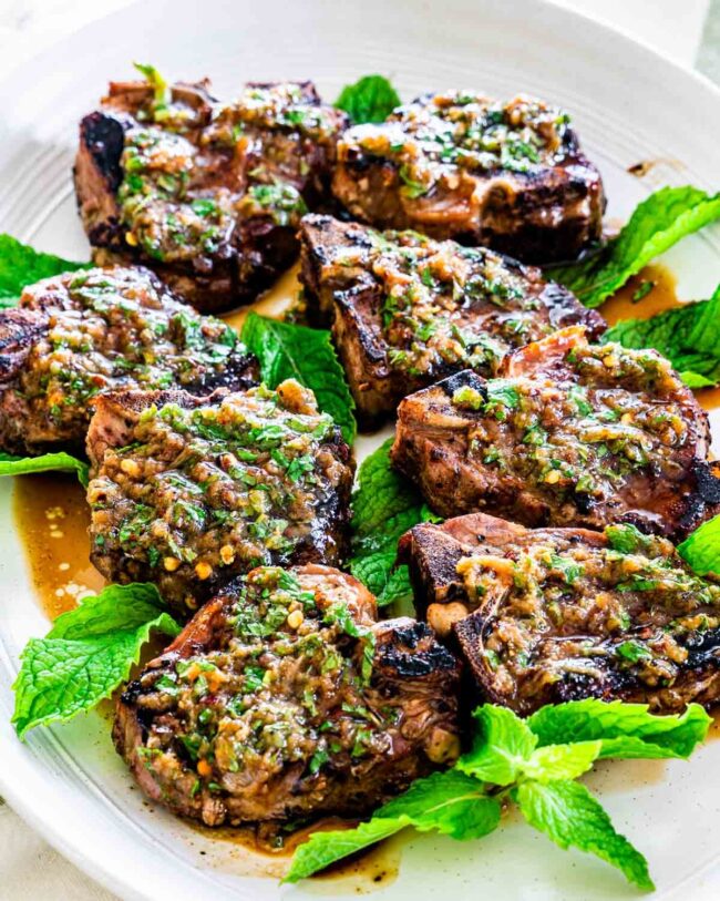 Lamb Chops with Mint