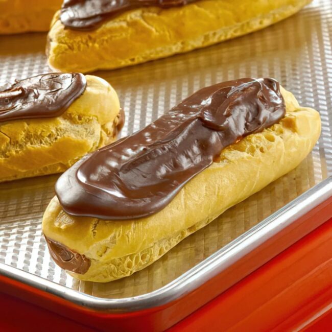 Mini Orange Eclairs