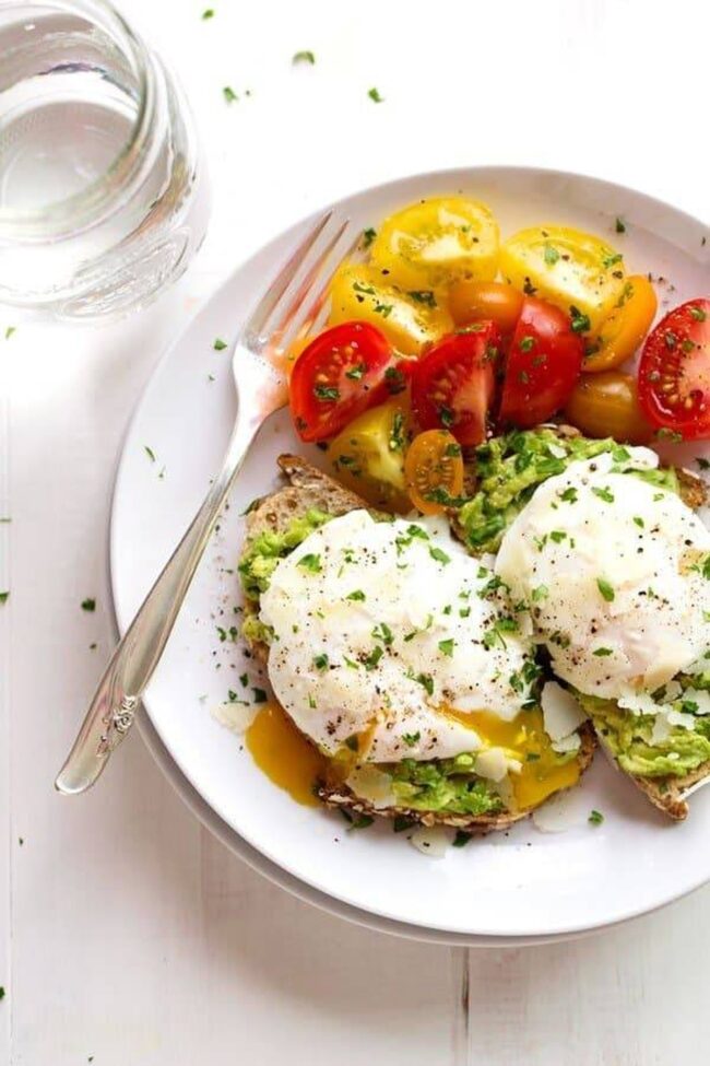 Avocado Toast with Poached Eggs