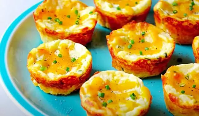 Cheesy Mashed Potato Muffins