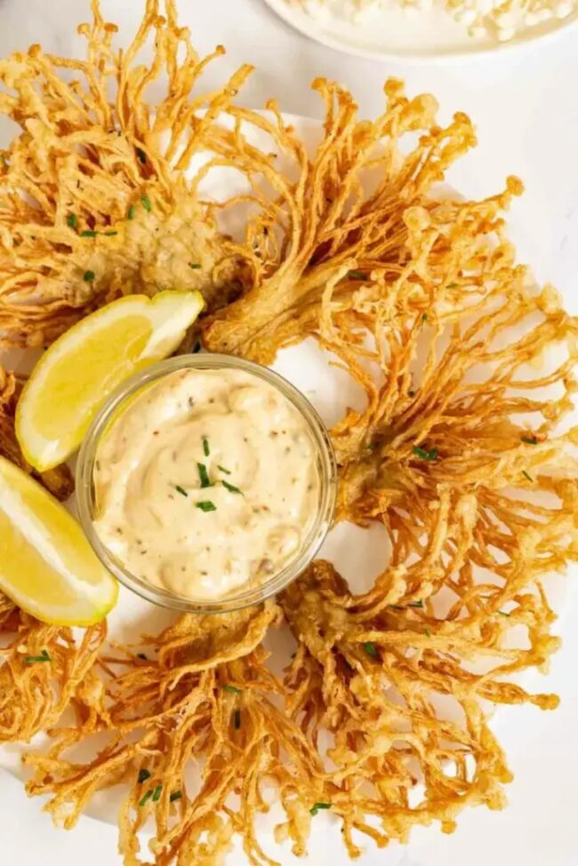 Enoki Mushroom Tempura