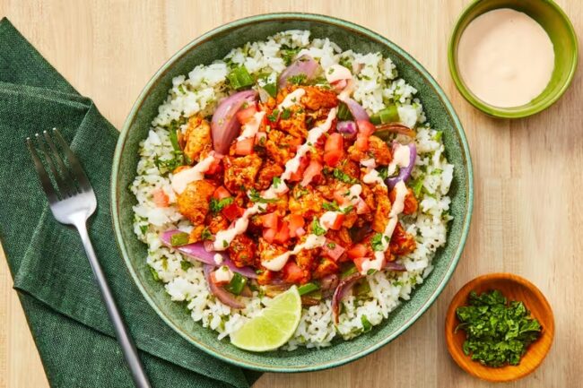 Cilantro Lime Shrimp Bowls