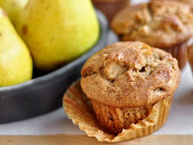 Spiced Pear Muffins
