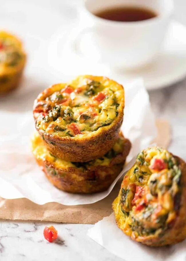 Spinach Frittata Muffins